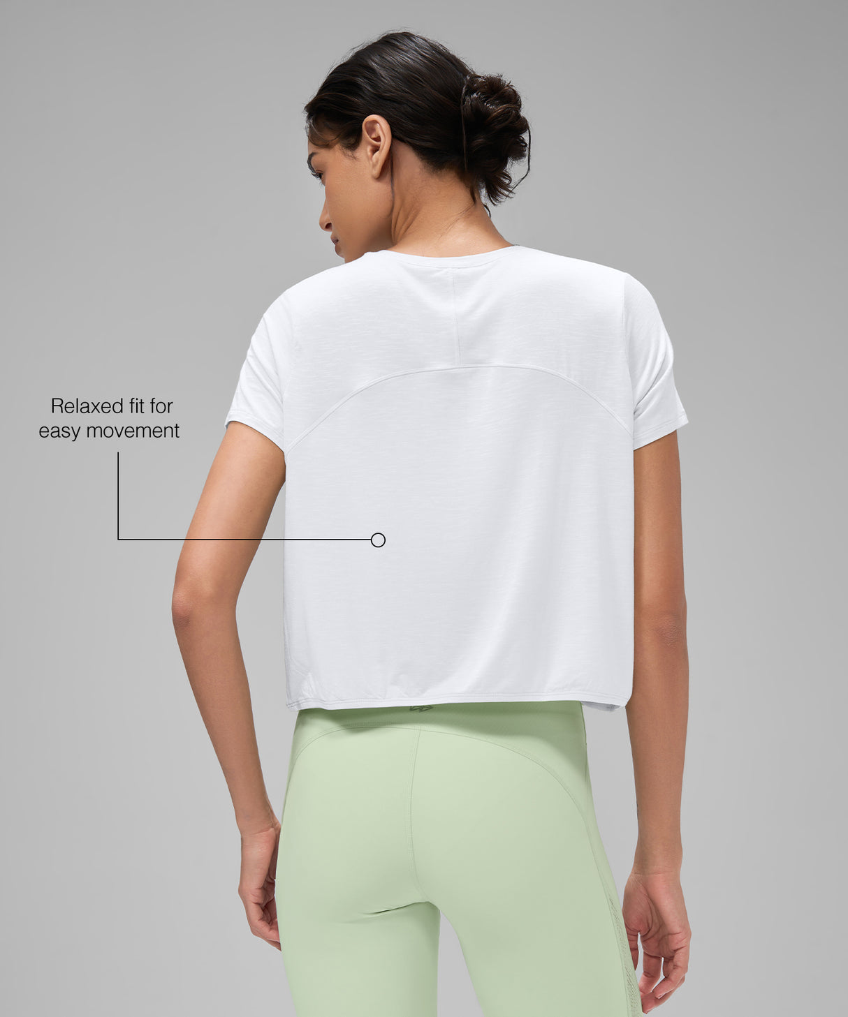 Anywhere Lightweight Soft Relaxed-Fit Cropped Training Tee | Women's Sports T-shirt