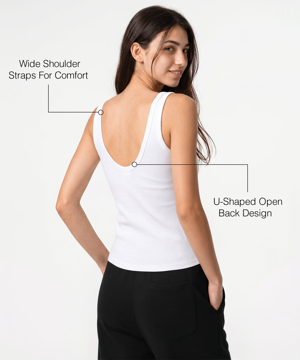 Anywhere Built-In Fixed Cups Tank For Daily Yoga | Women's Sports Tank For Yoga & Daily Anywhere Built-In Fixed Cups Tank For Daily Yoga | Women's Sports Tank For Yoga & Daily