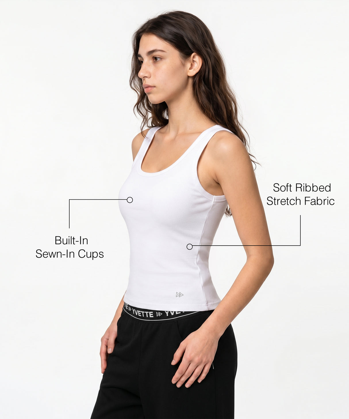 Anywhere Built-In Fixed Cups Tank For Daily Yoga | Women's Sports Tank For Yoga & Daily Anywhere Built-In Fixed Cups Tank For Daily Yoga | Women's Sports Tank For Yoga & Daily