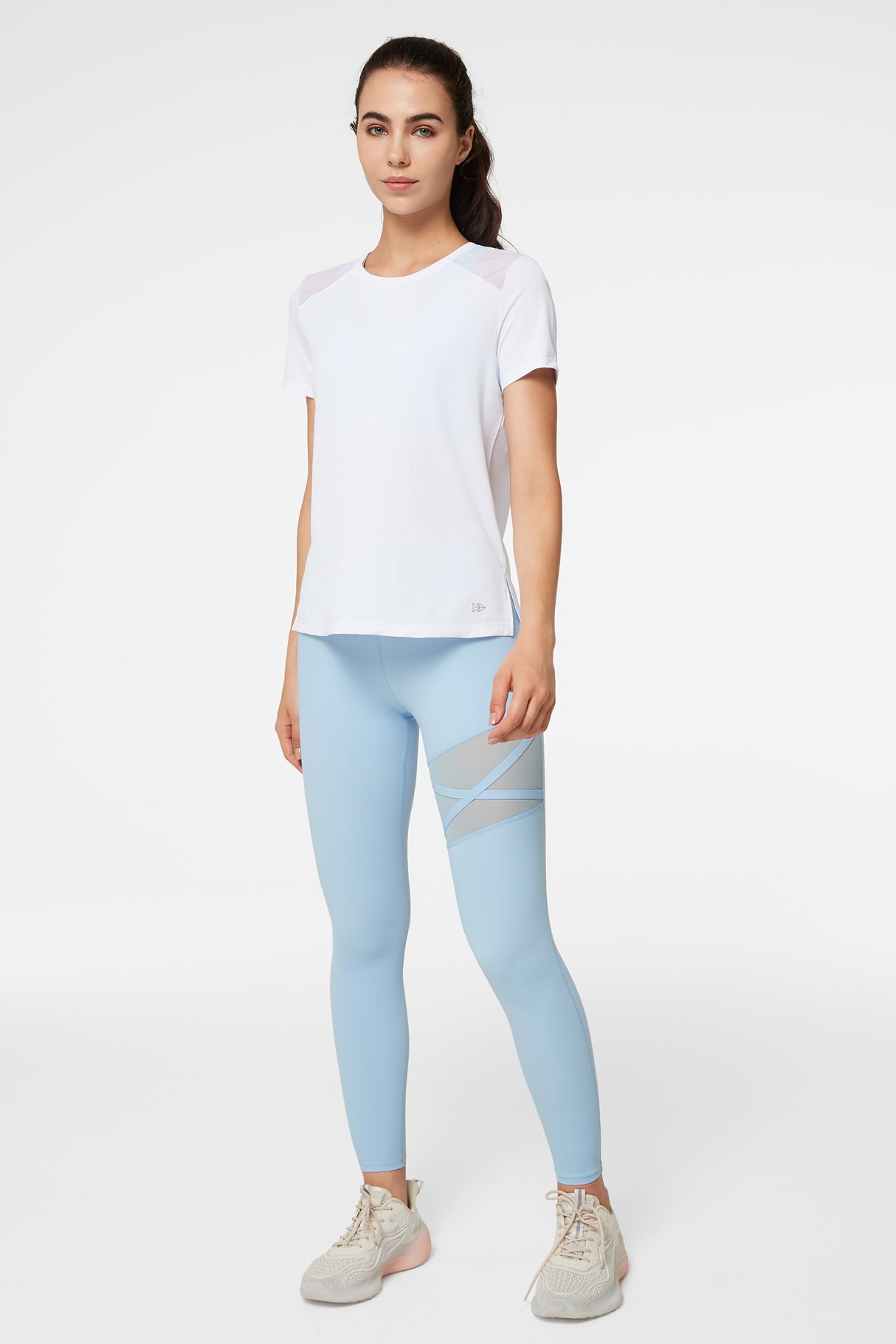 Echo™ Side Split Mesh T-shirt | Women's Sports T-shirt