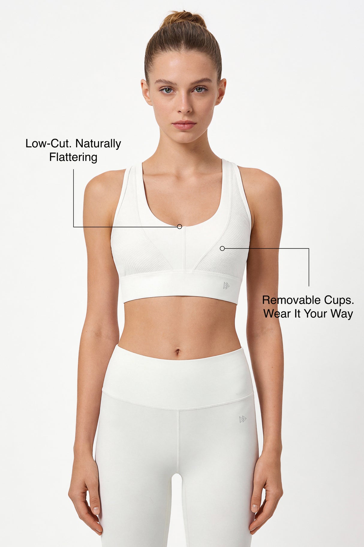 Anywhere™ Removable Low Cut Breathable Light Support Sports Bra | Women's Light Support Sports Bra