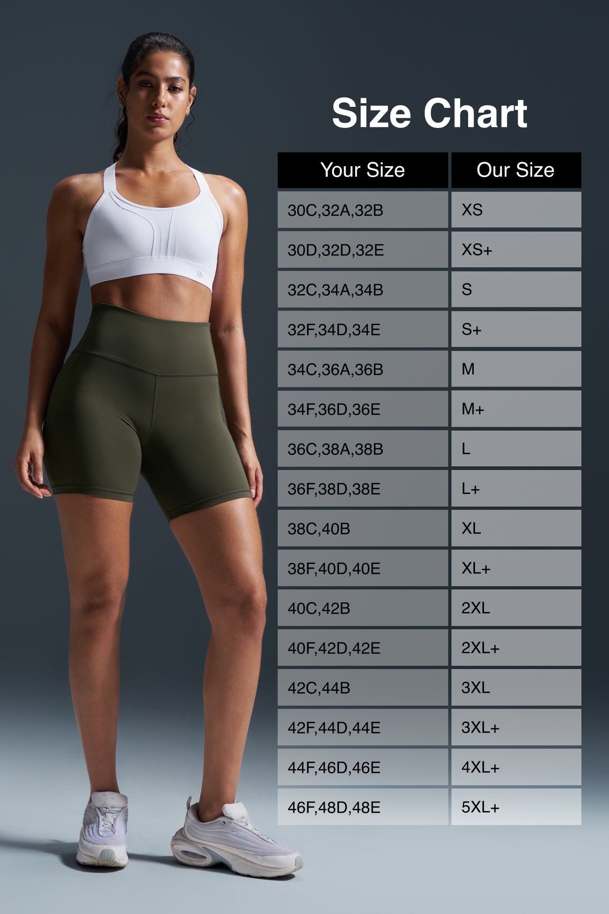 Power™ Adjustable Crisscross Padded Running Bra | Women's High Support Sports Bra