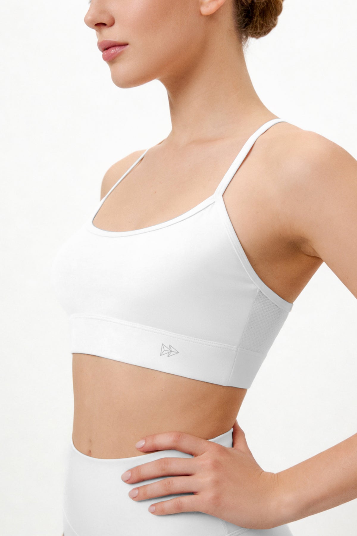 Anywhere™ Removable Cups Y-Back Jacquard Light Support Bra | Women's Light Support Sports Bra Best For Yoga, HIIT