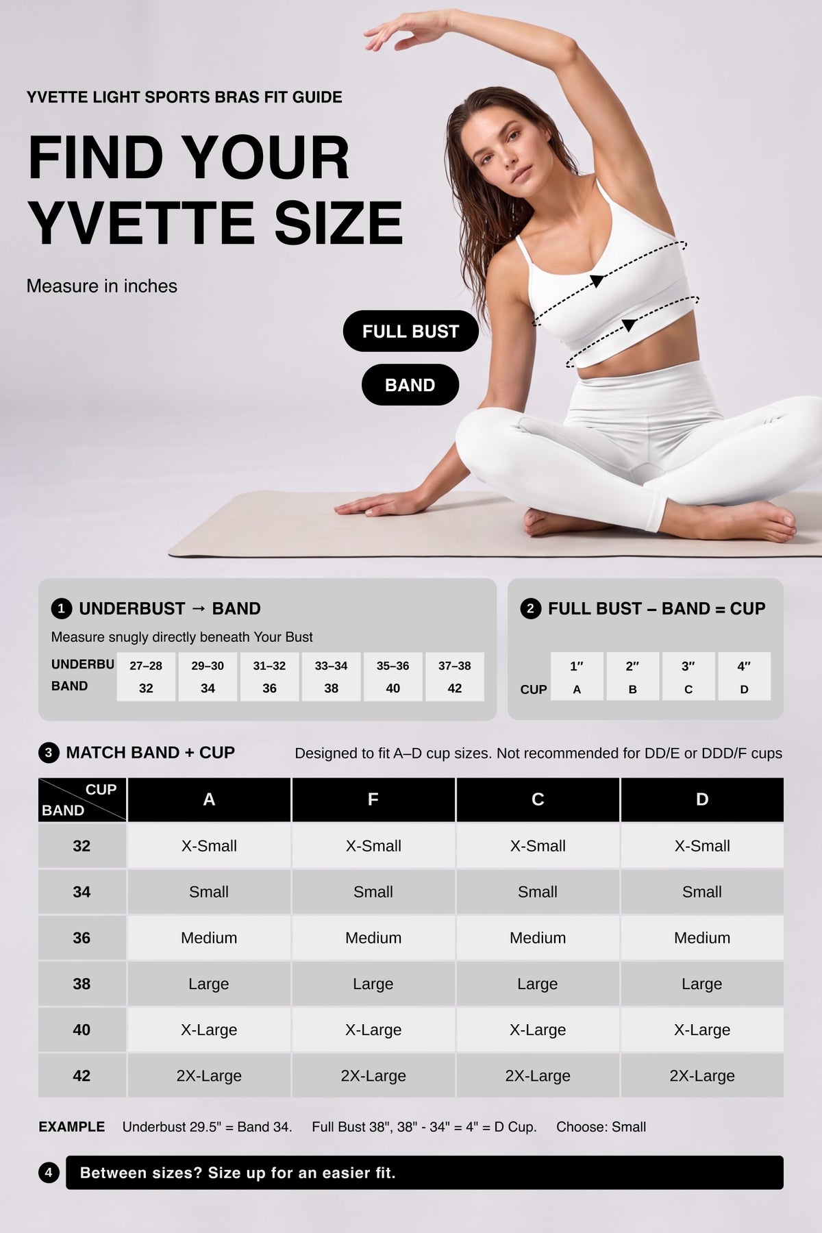 Echo™ V-Neck Ribbed Padded Yoga Bra | Women's Light Support Sports Bra