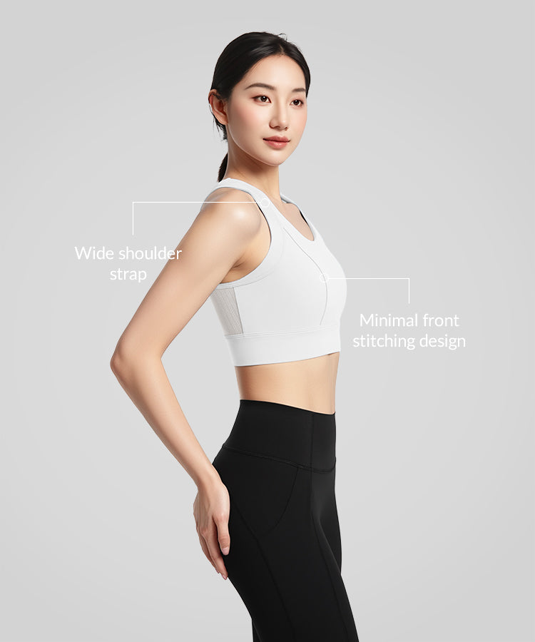 Anywhere™ Seamless Comfortable Mesh Running Bra | Women's Light Support Sports Bra
