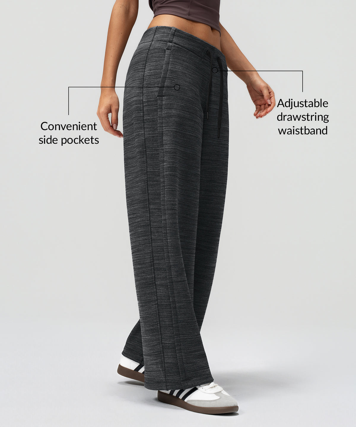 Anywhere™ Cozy Fleece-Lined Adjustable Pants 29 Inch | Women's Sports Pants