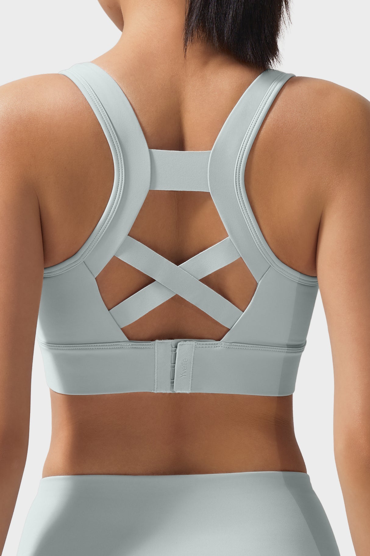 Echo™ Natural Shine Sporty Open-back Running Bra | Women's High Support Sports Bra