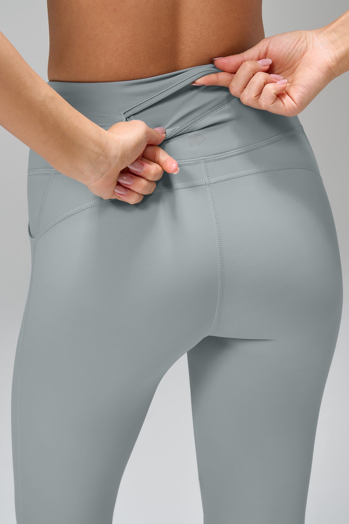 Leggings Echo sin costuras frontales (63 cm) | Leggings de alta sujeción para mujer