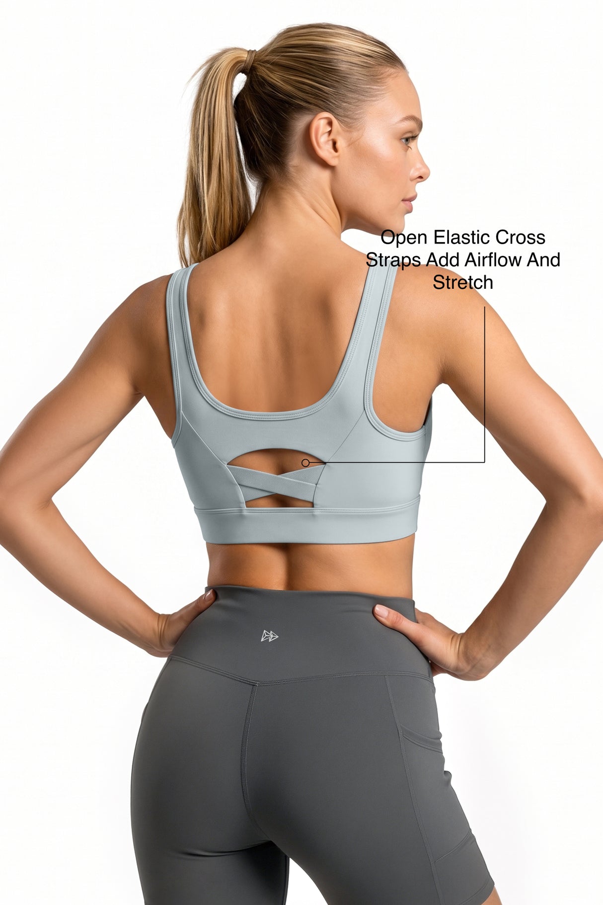Power™ Zip Front Air Flow Back Full Coverage High Support Sports Bra | Women's High Support Sports Bra