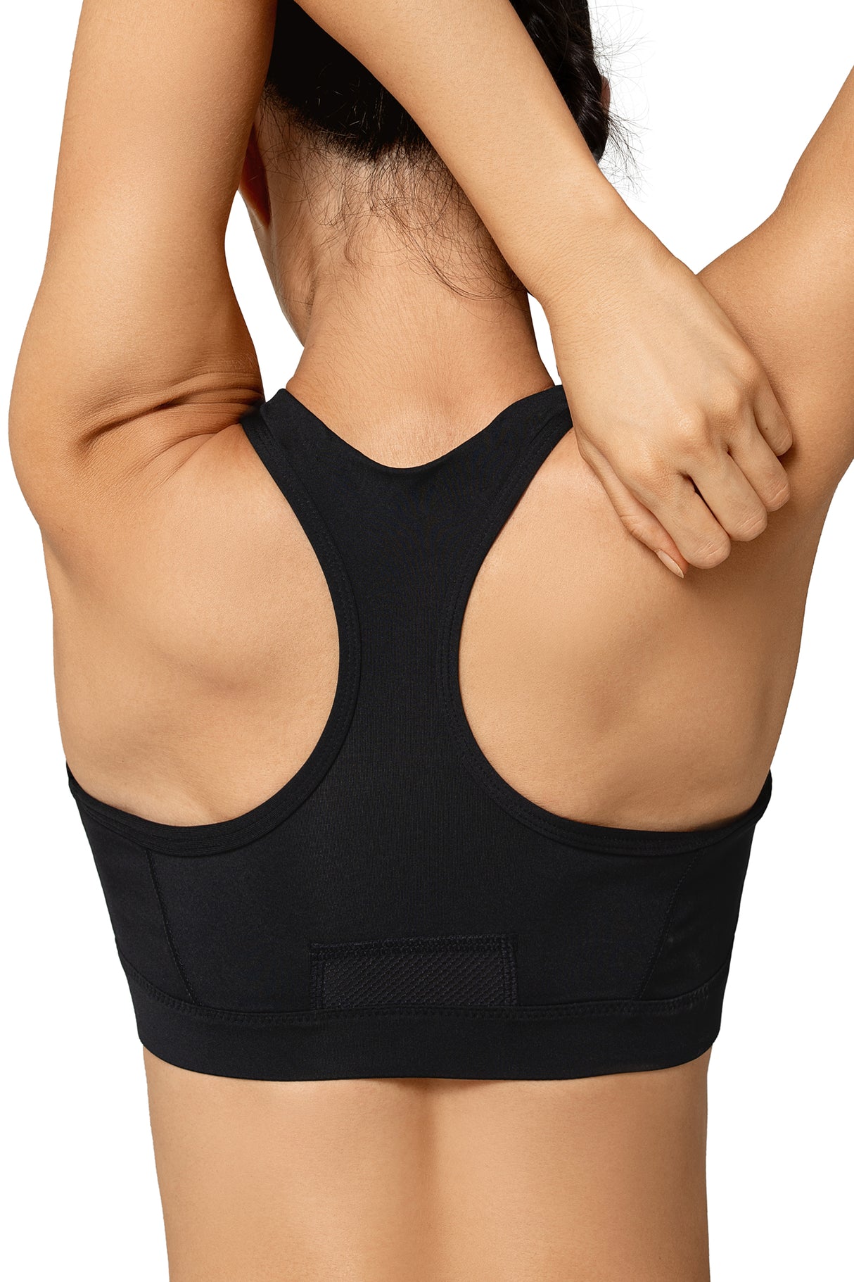Reggiseno da corsa imbottito con cerniera frontale Enfold | Reggiseno sportivo ad alto sostegno da donna