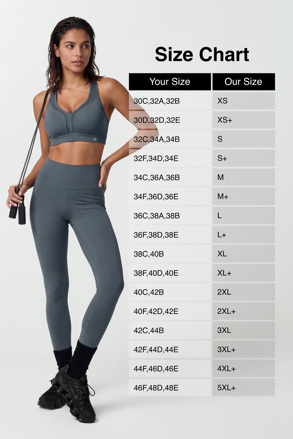 Power High Support Sports Bra With Adjustable Strap – Bounce Control, Sweat-Wicking, No Dig | High-Impact Support Best For Running, HIIT & Training