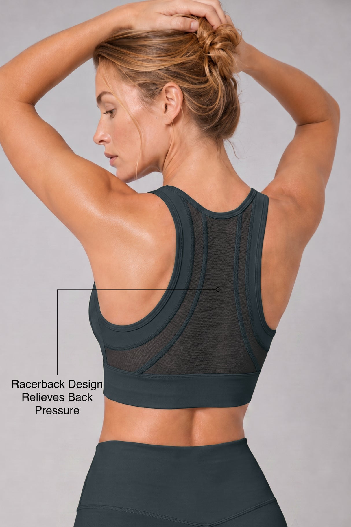 Sculpt™ Zip Front Breathable Racerback High Support Running Bra | Women's High Support Sports Bra