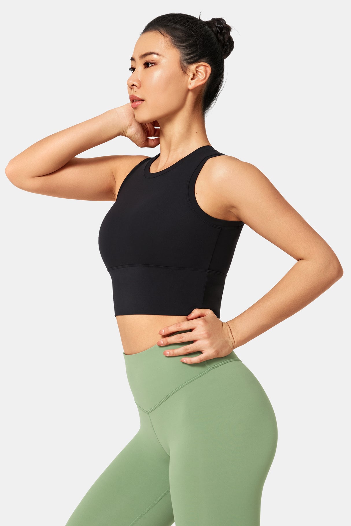 Anywhere™ High Neck Padded Gym Bra | Women's Light Support Sports Bra