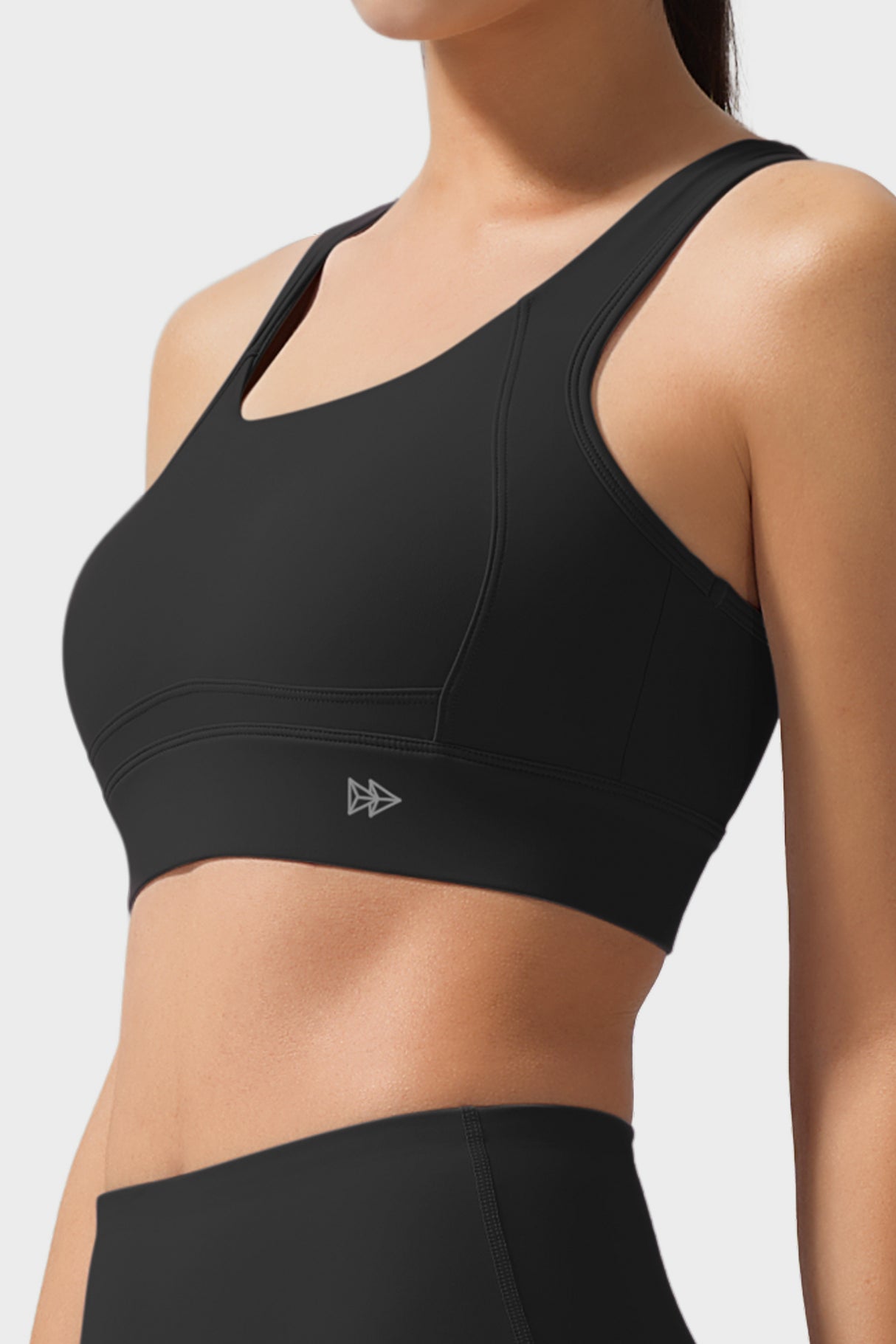 Echo™ Natural Shine Sporty Open-back Running Bra | Women's High Support Sports Bra