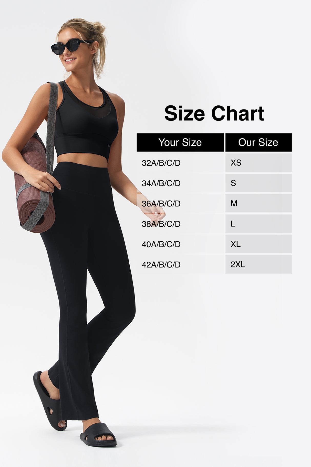 Echo™ Deep V-Neck Mesh Longline Padded Yoga Bra | Women's Light Support Sports Bra
