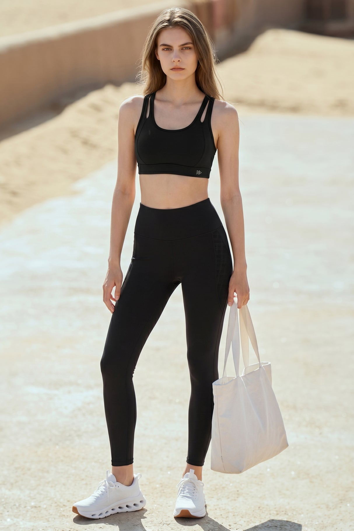 Power™ High Rise No Front Seam Breathable Mesh Running Leggings 25 Inches | Women's High Support Leggings