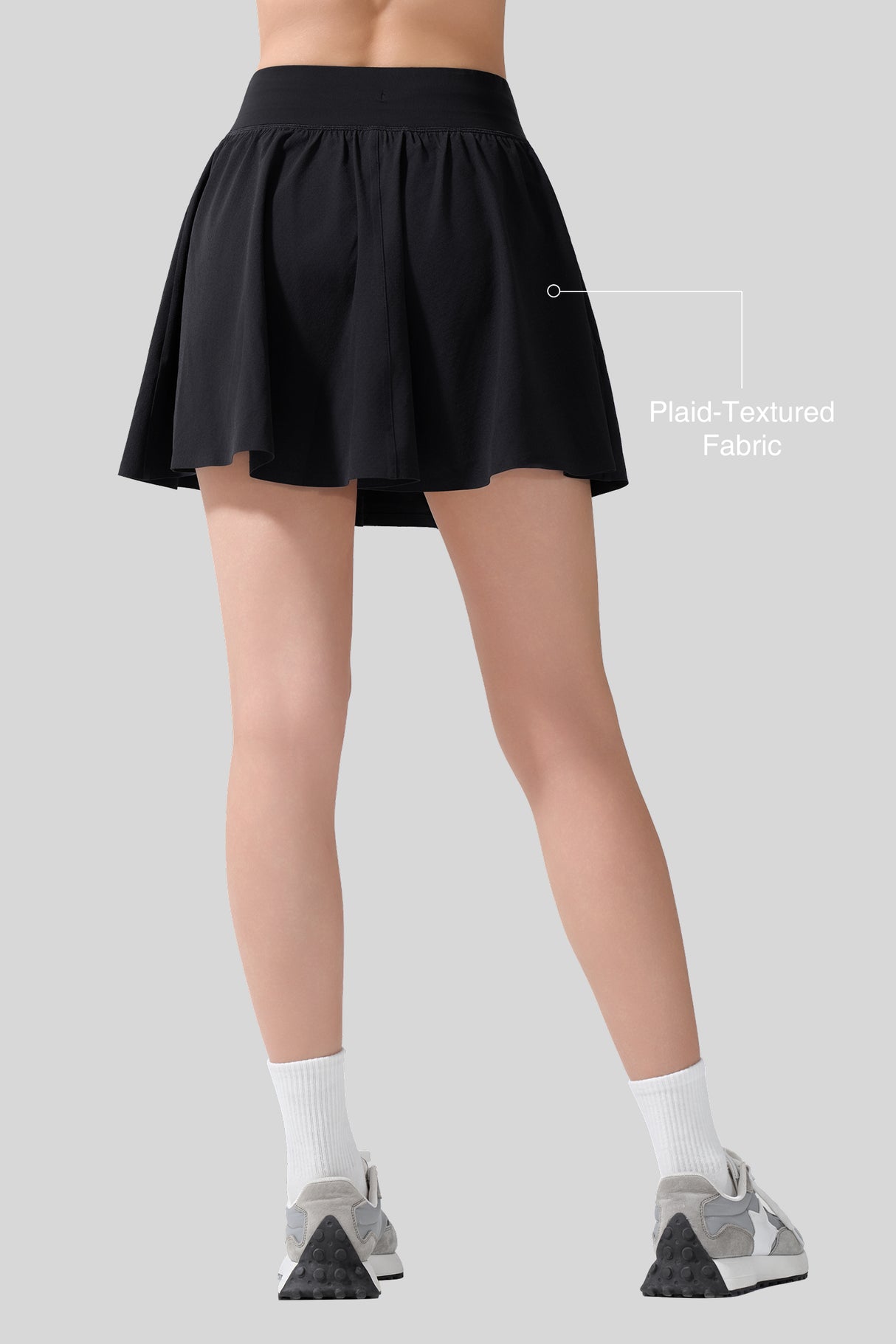 Sculpt™ Grid Texture Super Light Sporty Skirt| Women's Sports Skirt
