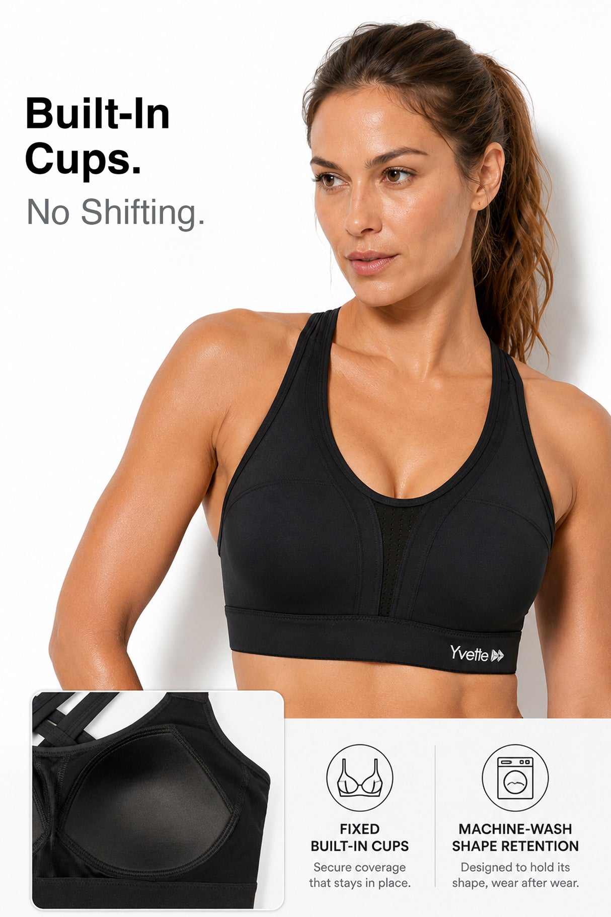 Power™ Cross-Back Breathable High Impact Running Bra | Women's High Support Sports Bra