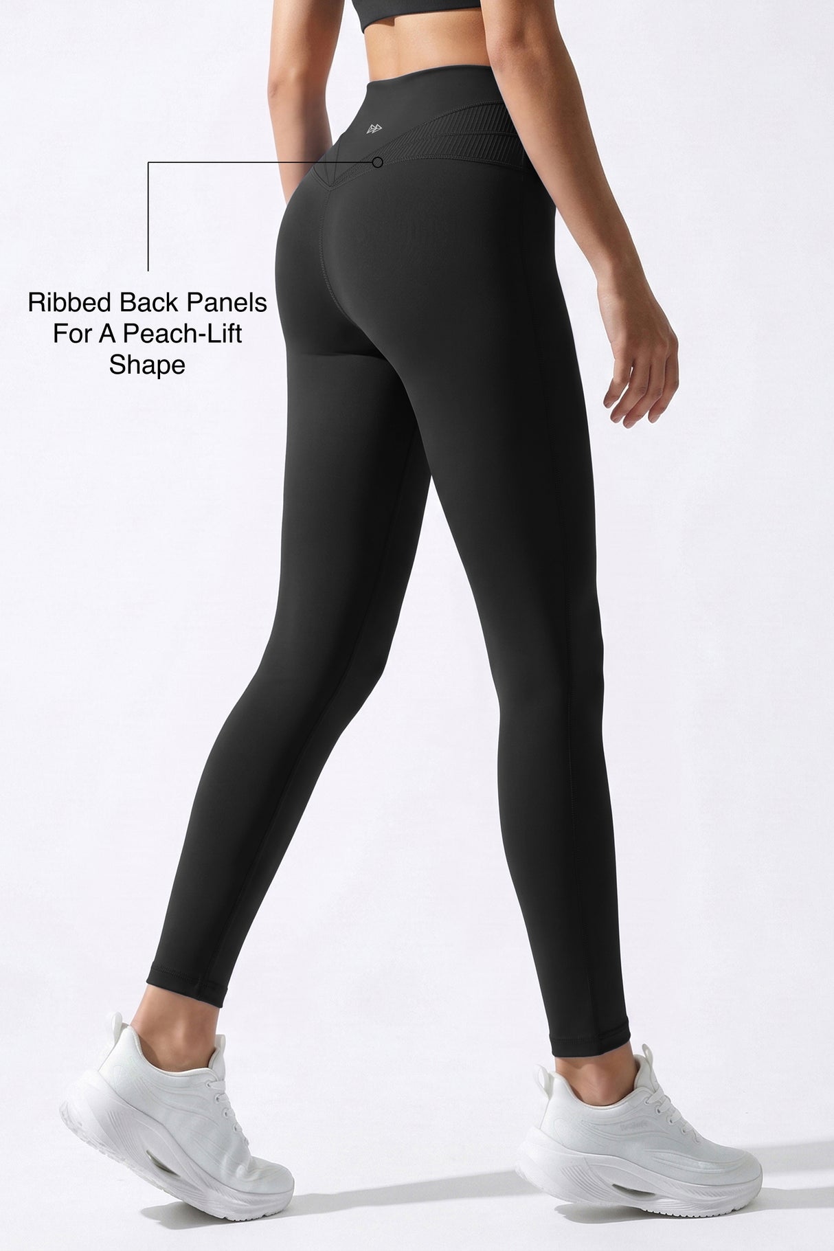 Echo™ High Rise Supportive No Front Seam Butt-Lifting Sports Leggings 25 Inch | Women's High Support Leggings