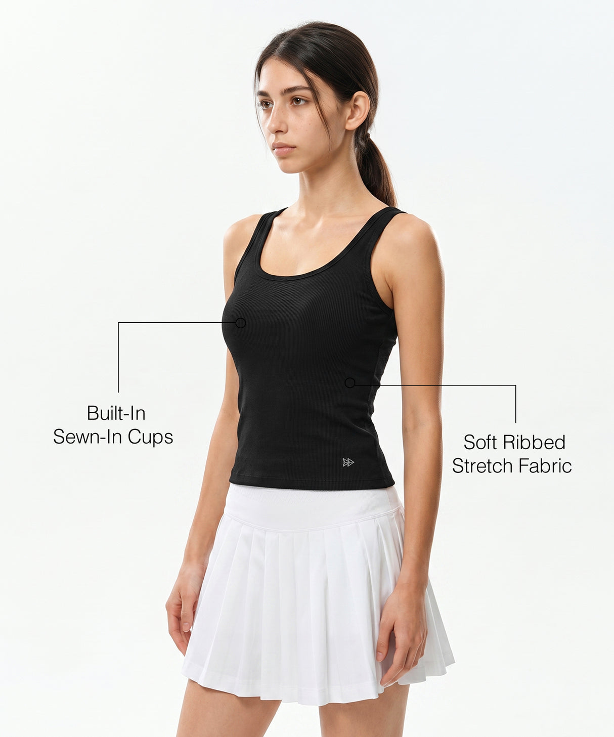 Anywhere Built-In Fixed Cups Tank For Daily Yoga | Women's Sports Tank For Yoga & Daily Anywhere Built-In Fixed Cups Tank For Daily Yoga | Women's Sports Tank For Yoga & Daily