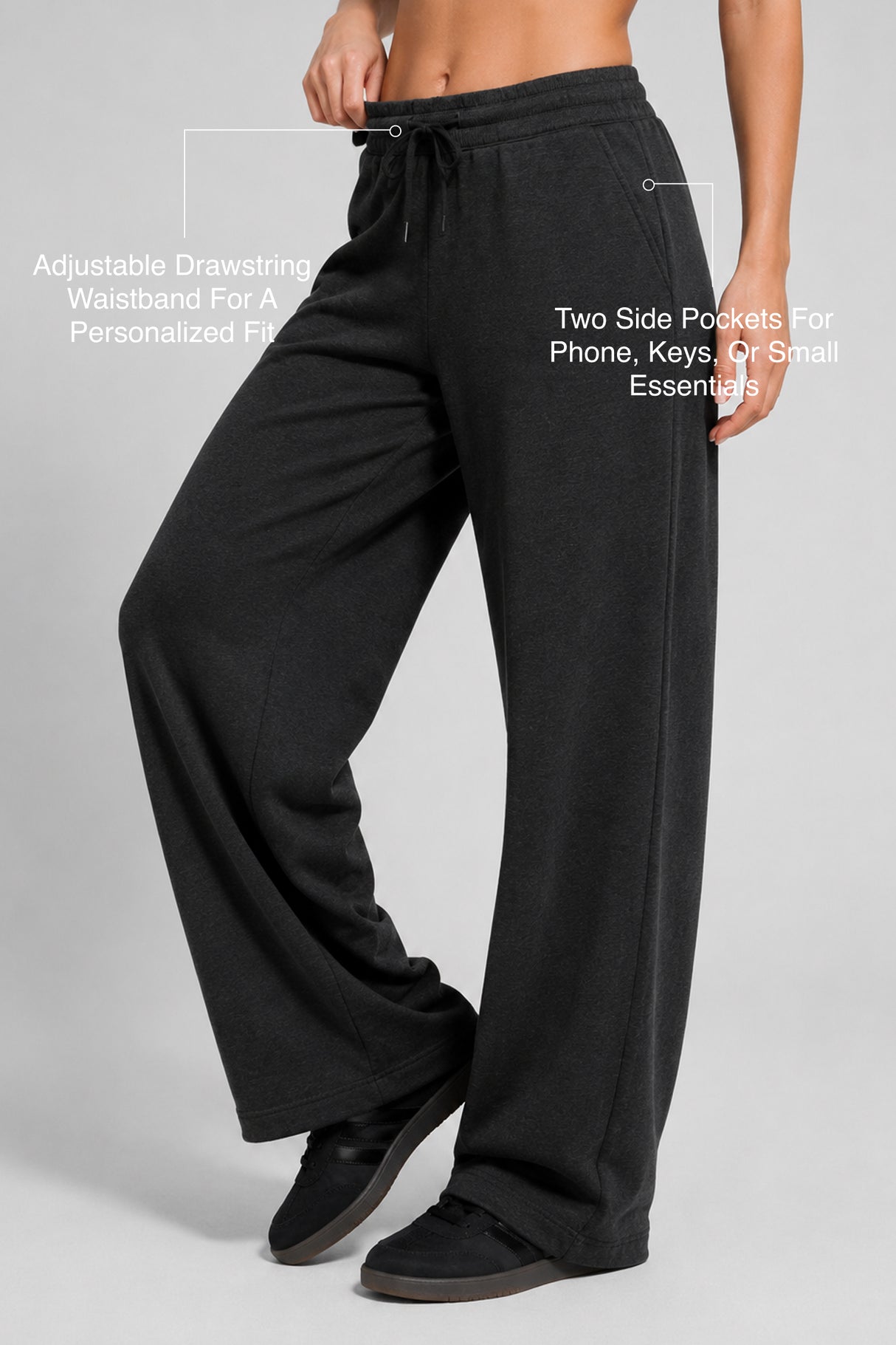 Anywhere™ Relaxed Fit With Adjustable Drawstring Pockets Pants | Women's Sports Pants