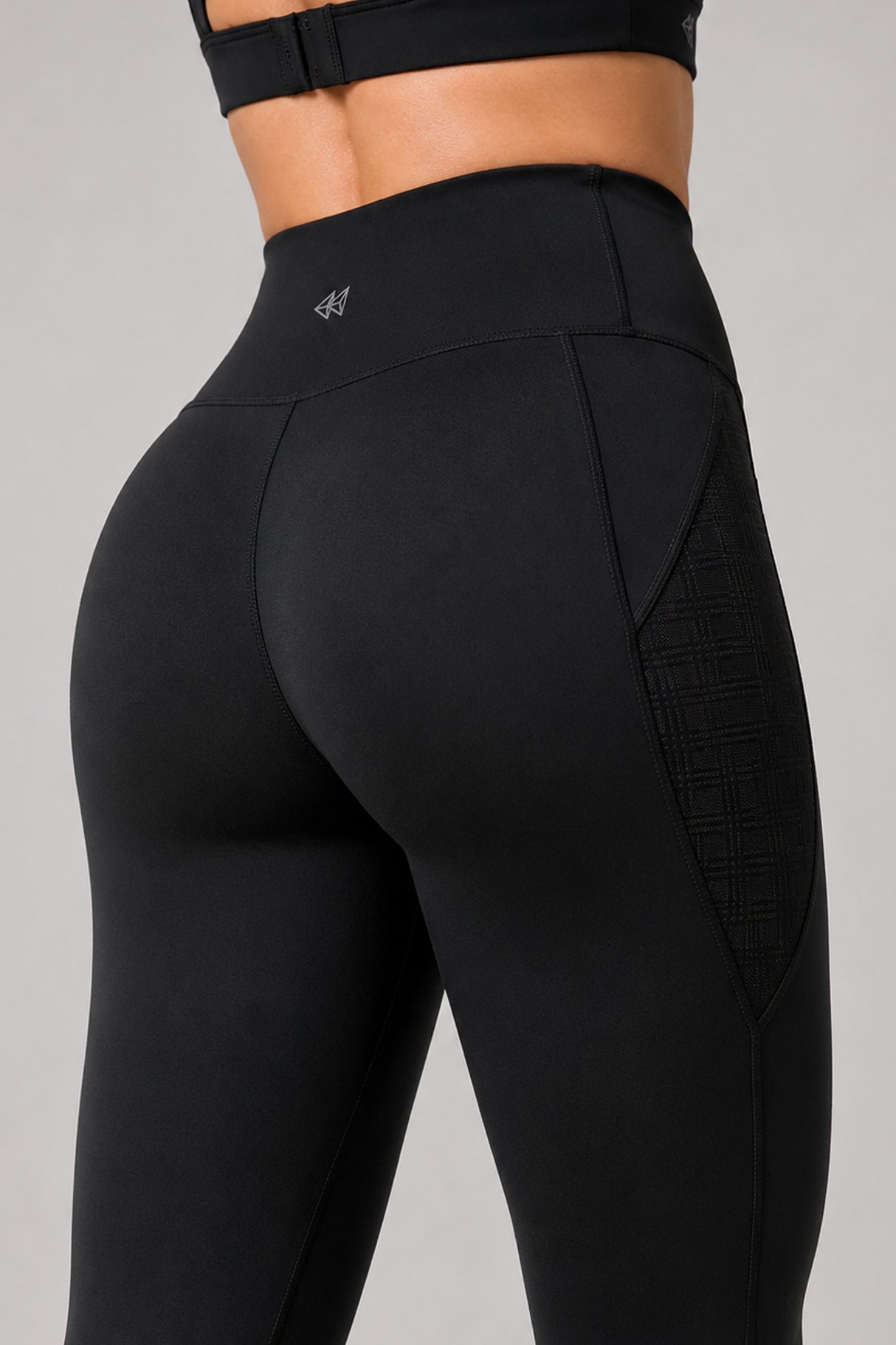 Power™ High Rise No Front Seam Breathable Mesh Running Leggings 25 Inches | Women's High Support Leggings
