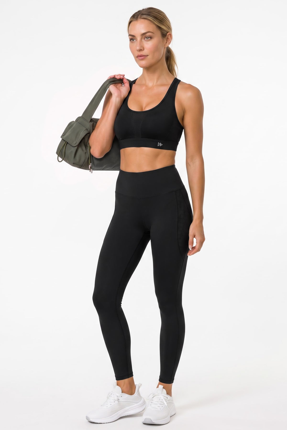 Power™ Flattering High-Support Mesh Sports Bra | High-Impact Bounce Control Without Flattening for Running, HIIT & Training