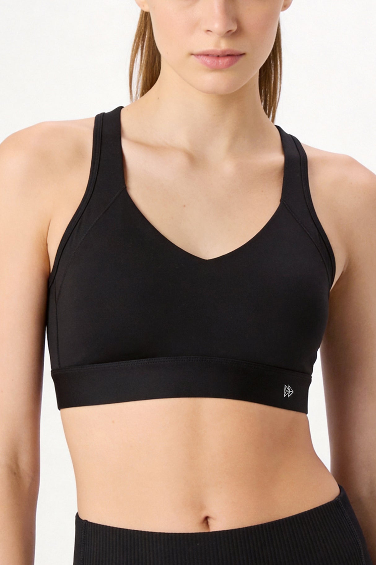 Shift™ Racerback Air Flow Full Coverage V-Neck Support Sports Bra | Women's Medium Support Sports Bra Best For Yoga, HIIT
