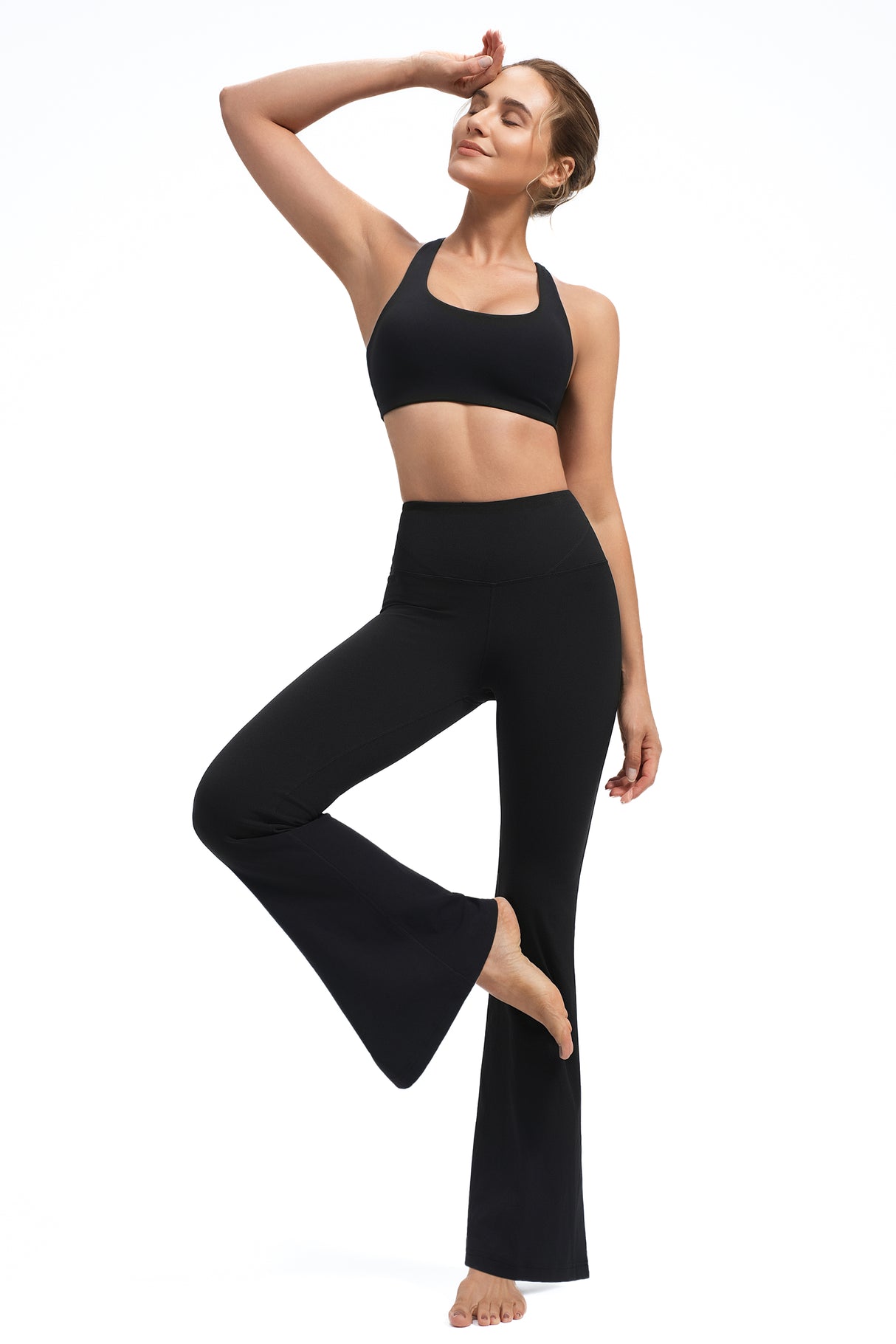Anywhere™ High Waist Split Hem Flare Pants| Women's Light Support Pants
