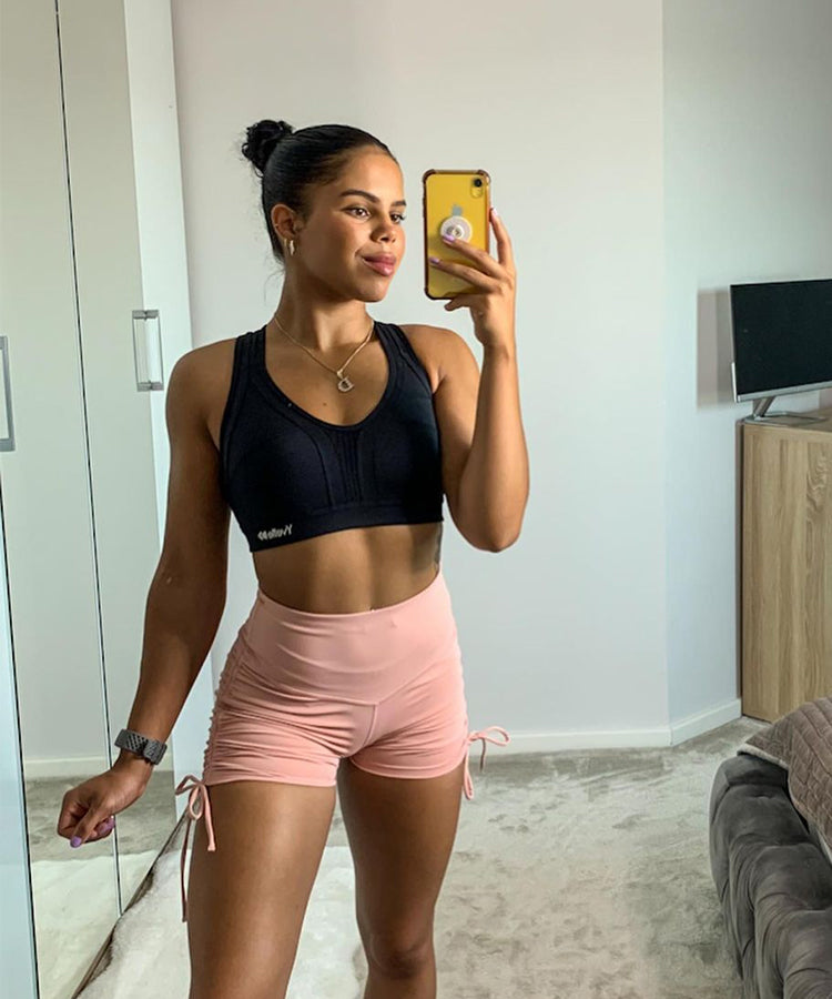 Power Cross Back Vadderad Löpar-BH | Sport-BH med Högt Stöd för Damer