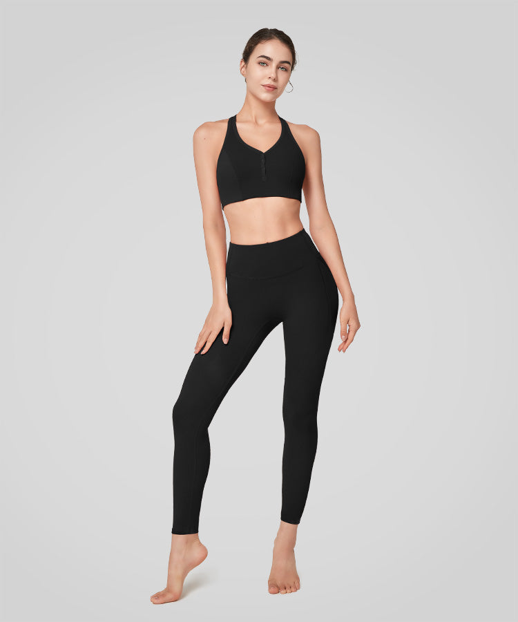 Leggings da corsa Enfold a vita alta con sostegno per i glutei, 24" | Leggings da donna con supporto elevato