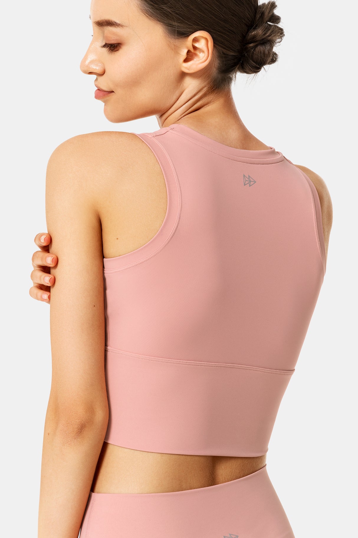 Sujetador deportivo con relleno y cuello alto Anywhere | Sujetador deportivo de sujeción ligera para mujer