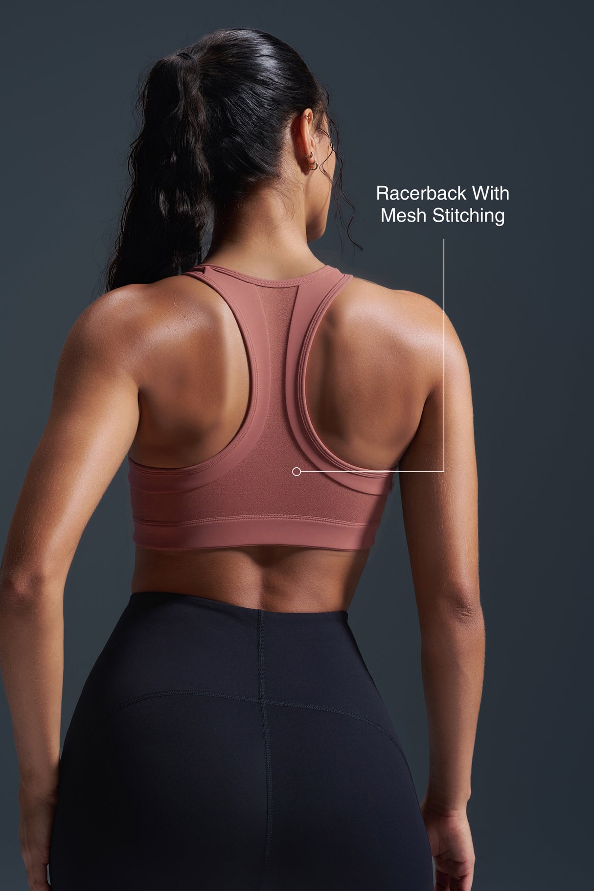 Enfold™ Zip Front Breathable Racerback High Impact Running Bra | Women's High Support Sports Bra