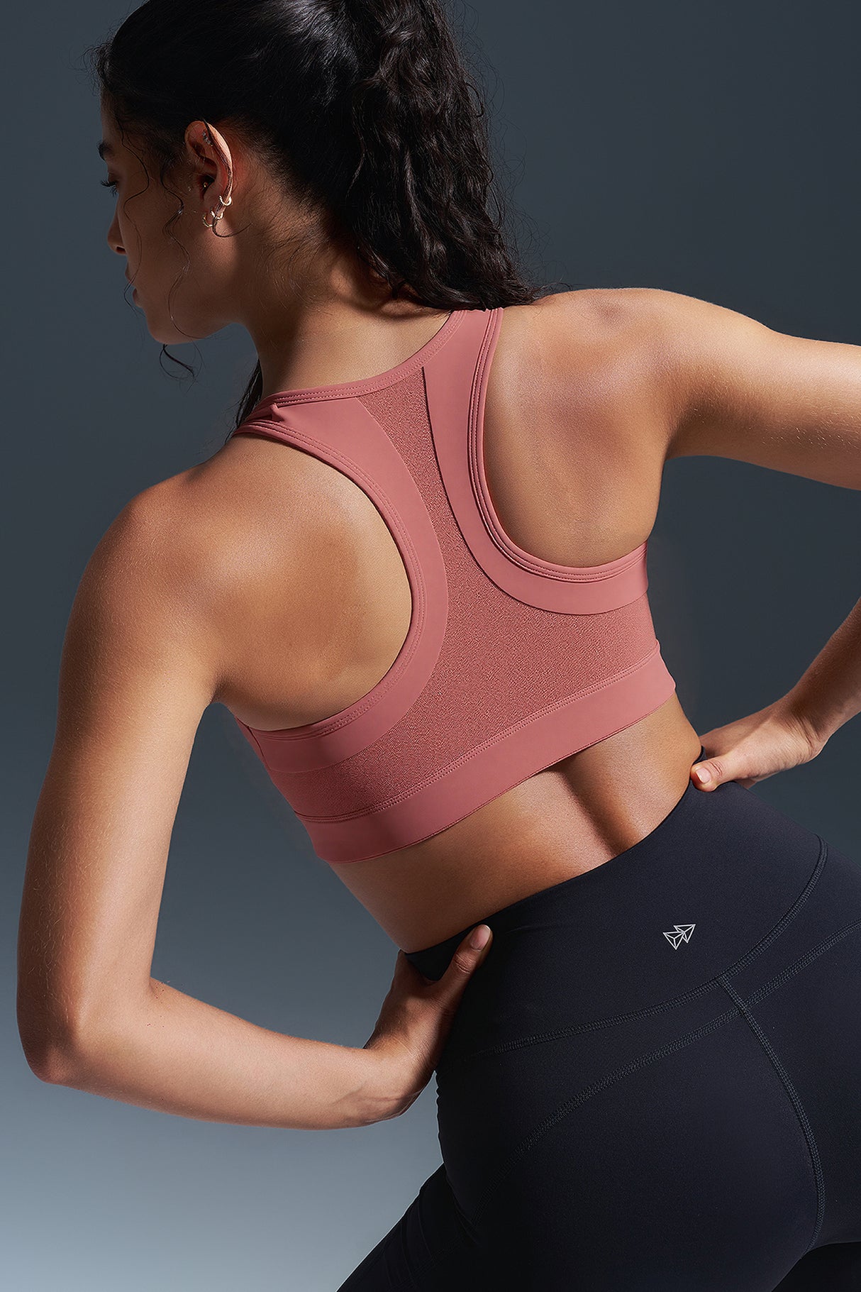 Enfold™ Zip Front Breathable Racerback High Impact Running Bra | Women's High Support Sports Bra