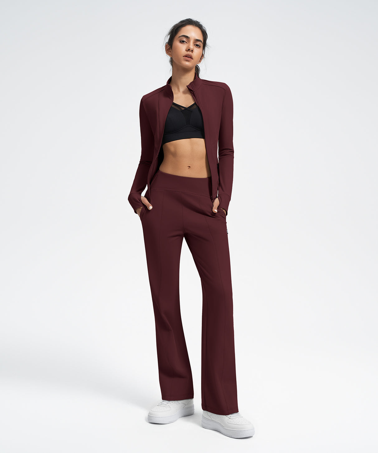 Anywhere Sporthose mit Kordelzug, wasserabweisend, Fleece-Futter, 29 Zoll | Damen-Sporthose Anywhere Sporthose mit Kordelzug, wasserabweisend, Fleece-Futter, 29 Zoll | Damen-Sporthose