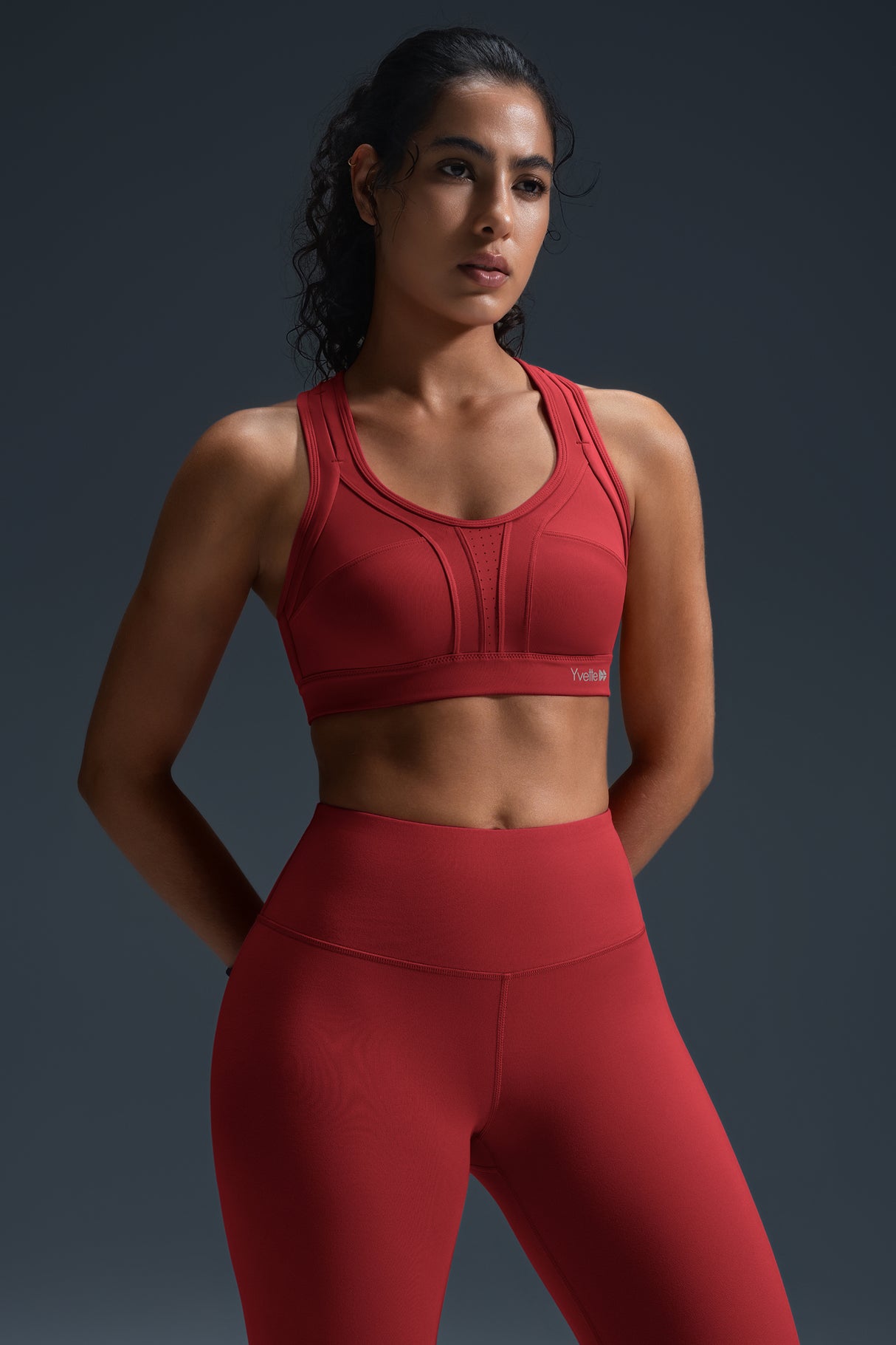 Power™ Cross Back Padded Running Bra | Women's High Support Sports Bra