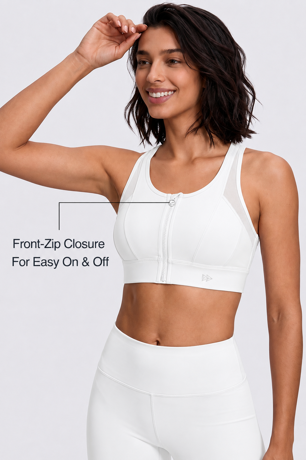 Reggiseno da corsa Power Cross Racerback | Reggiseno sportivo ad alto sostegno da donna
