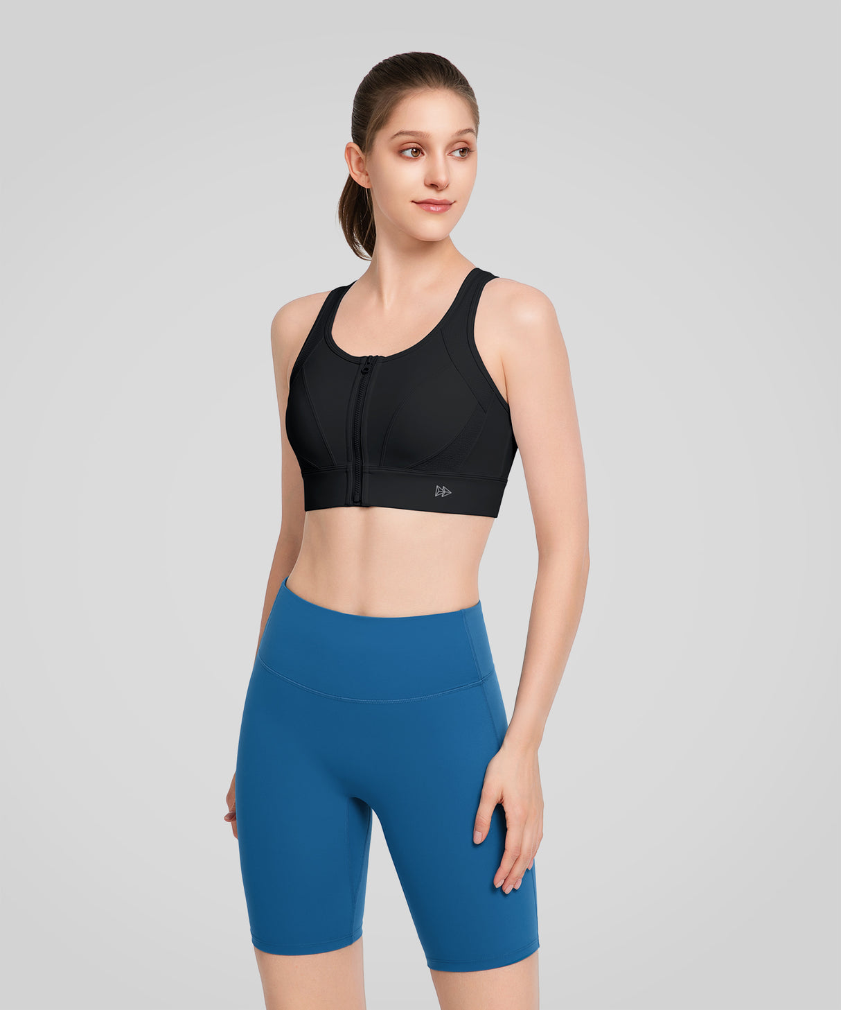 Echo Sport-BH aus Mesh mit Reißverschluss vorne und Wabenstruktur | Sport-BH mit starkem Halt für Damen Echo Sport-BH aus Mesh mit Reißverschluss vorne und Wabenstruktur | Sport-BH mit starkem Halt für Damen