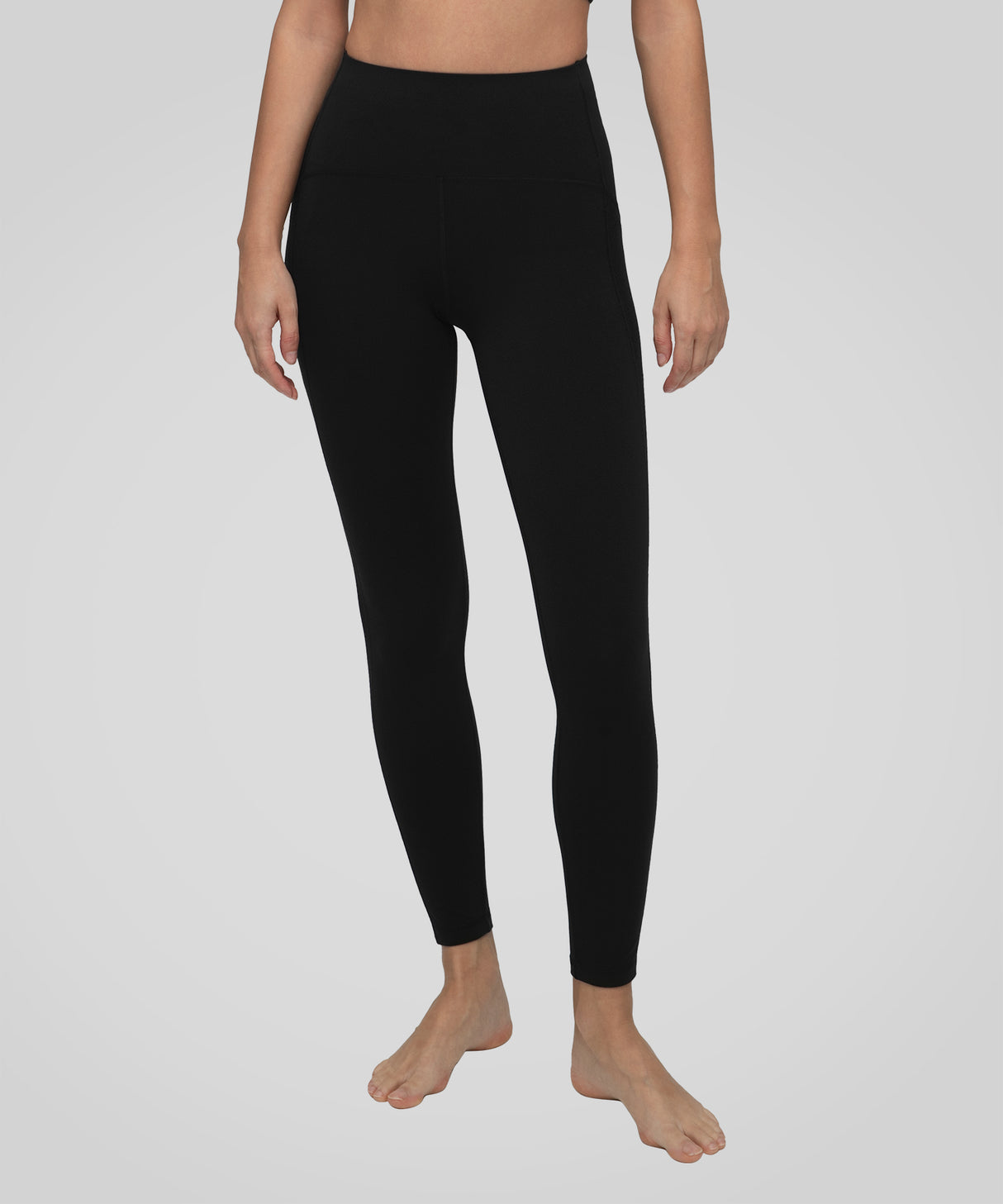 Atmungsaktive Leggings mit seitlichem Mesh-Logo-Print, 25 Zoll | Leicht stützende Leggings für Damen