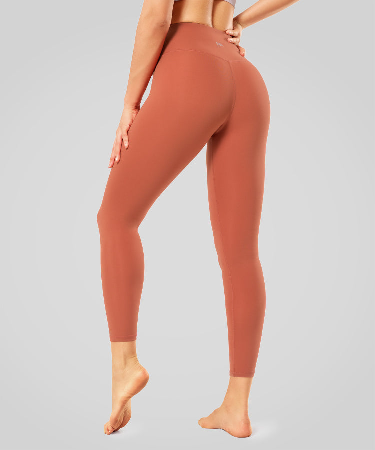 Orange high waisted leggings hotsell