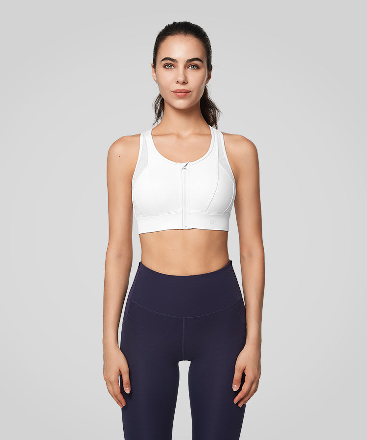 Sujetador para correr con espalda cruzada Power Cross | Sujetador deportivo de alta sujeción para mujer