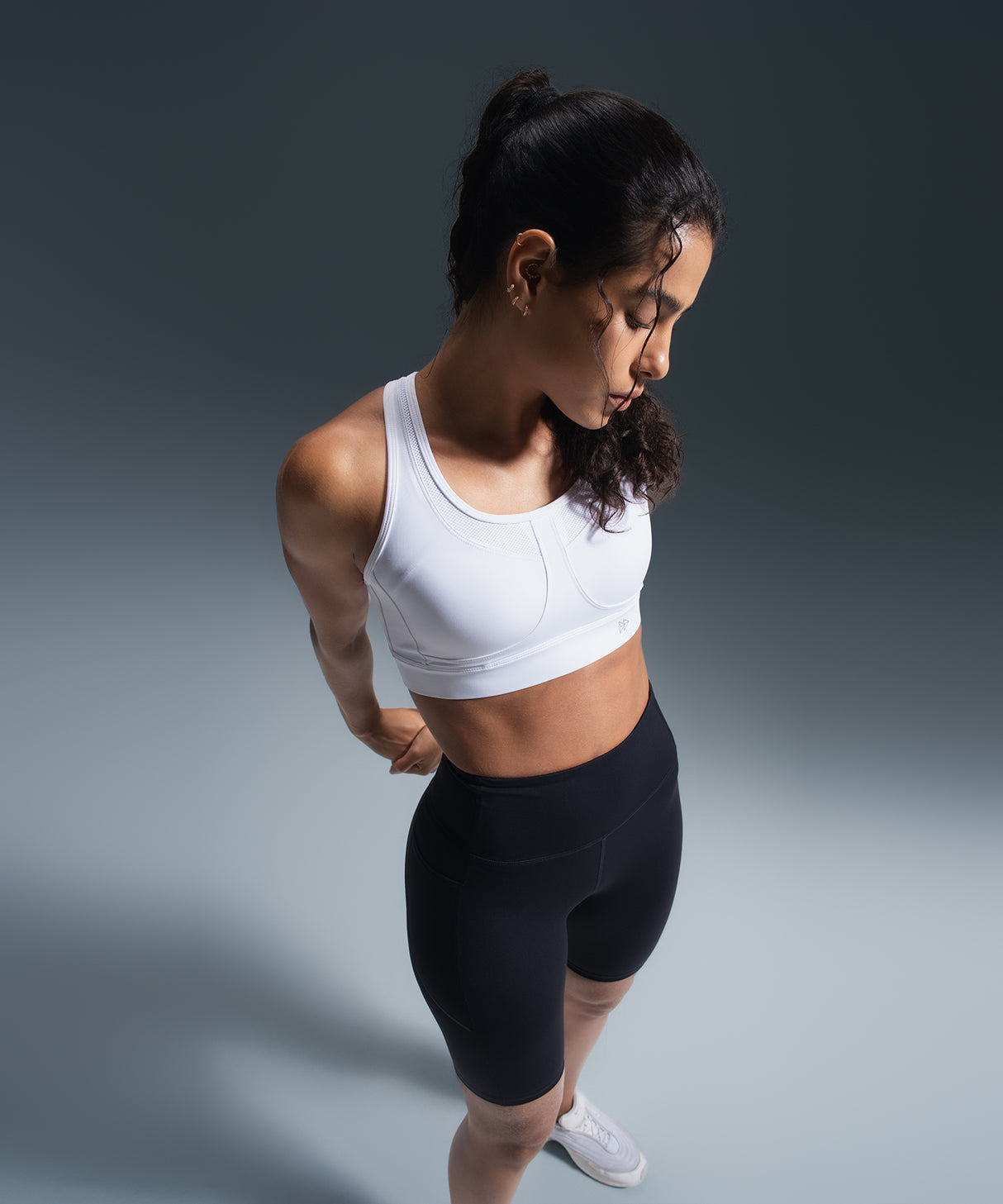 Sujetador deportivo transpirable con espalda cruzada y acolchado para correr | Sujetador deportivo de alta sujeción para mujer Sujetador deportivo transpirable con espalda cruzada y acolchado para correr | Sujetador deportivo de alta sujeción para mujer