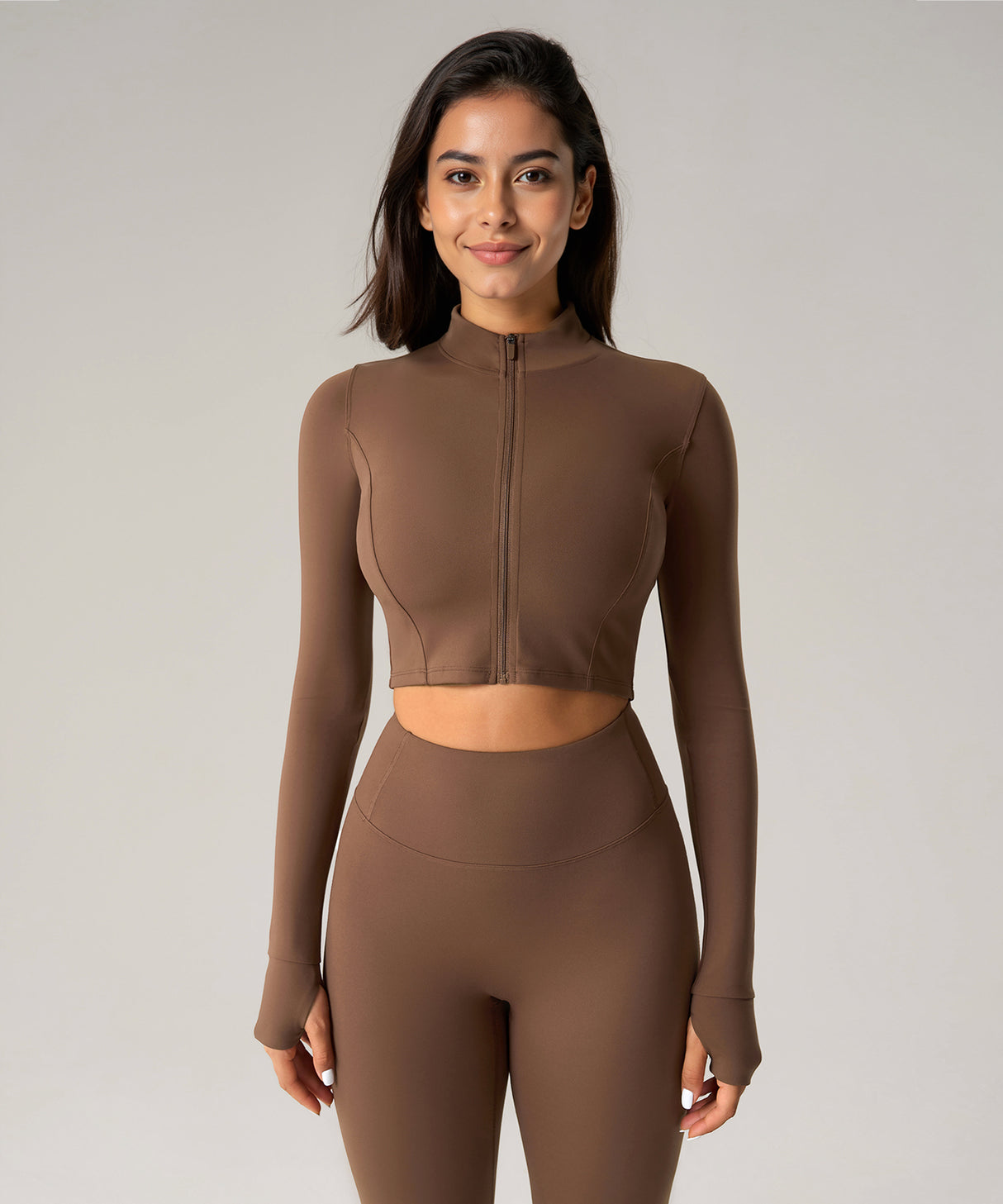 Giacche sportive elasticizzate slim fit con cerniera completa | Giacche leggere da donna Giacche sportive elasticizzate slim fit con cerniera completa | Giacche leggere da donna