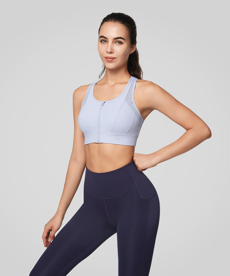 Reggiseno da corsa Power Cross Racerback | Reggiseno sportivo ad alto sostegno da donna