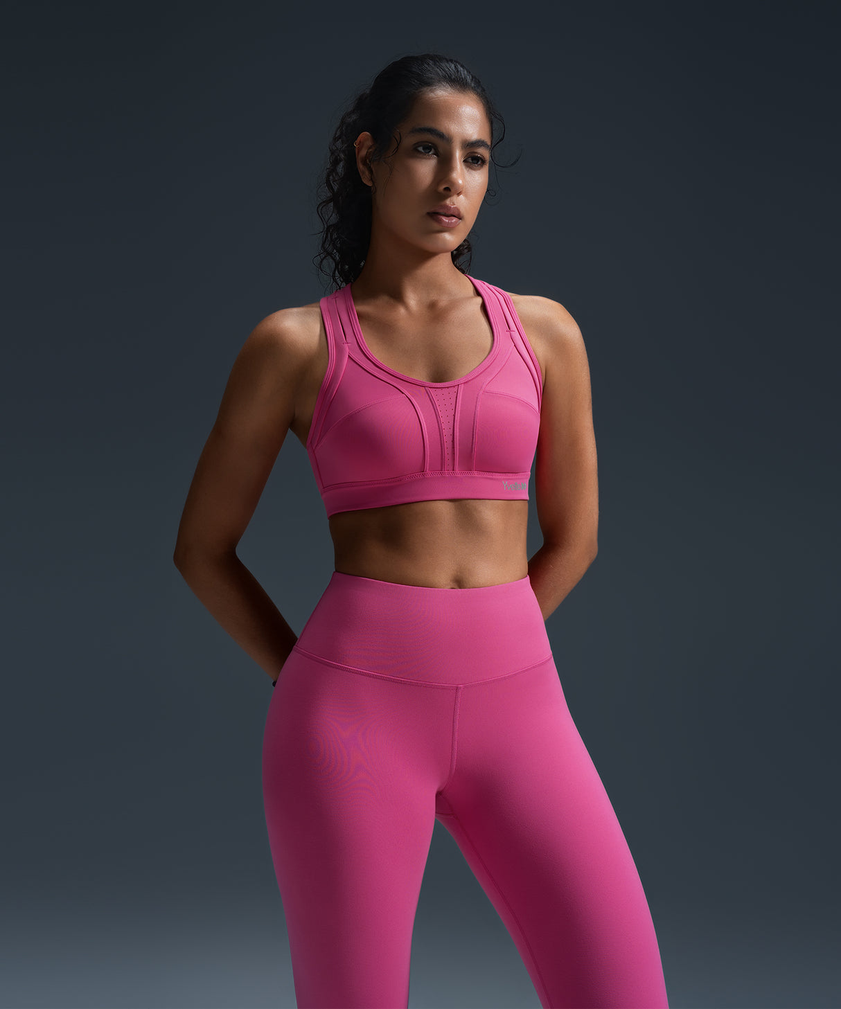 Power Cross Back Padded Running Bra | Women's High Support Sports Bra