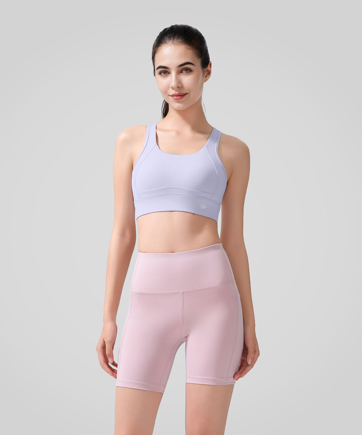 Echo Natural Shine Sporty Löpar-BH med Öppen Rygg | Sport-BH med Högt Stöd för Damer