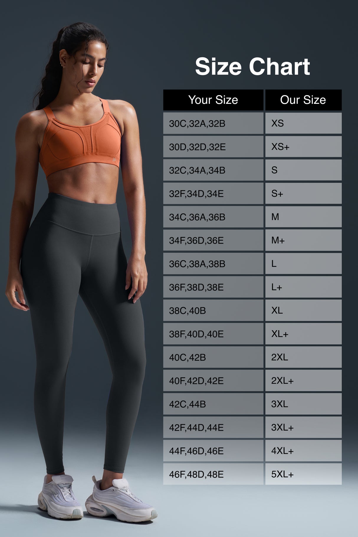 Power™ Adjustable Crisscross Padded Running Bra | Women's High Support Sports Bra