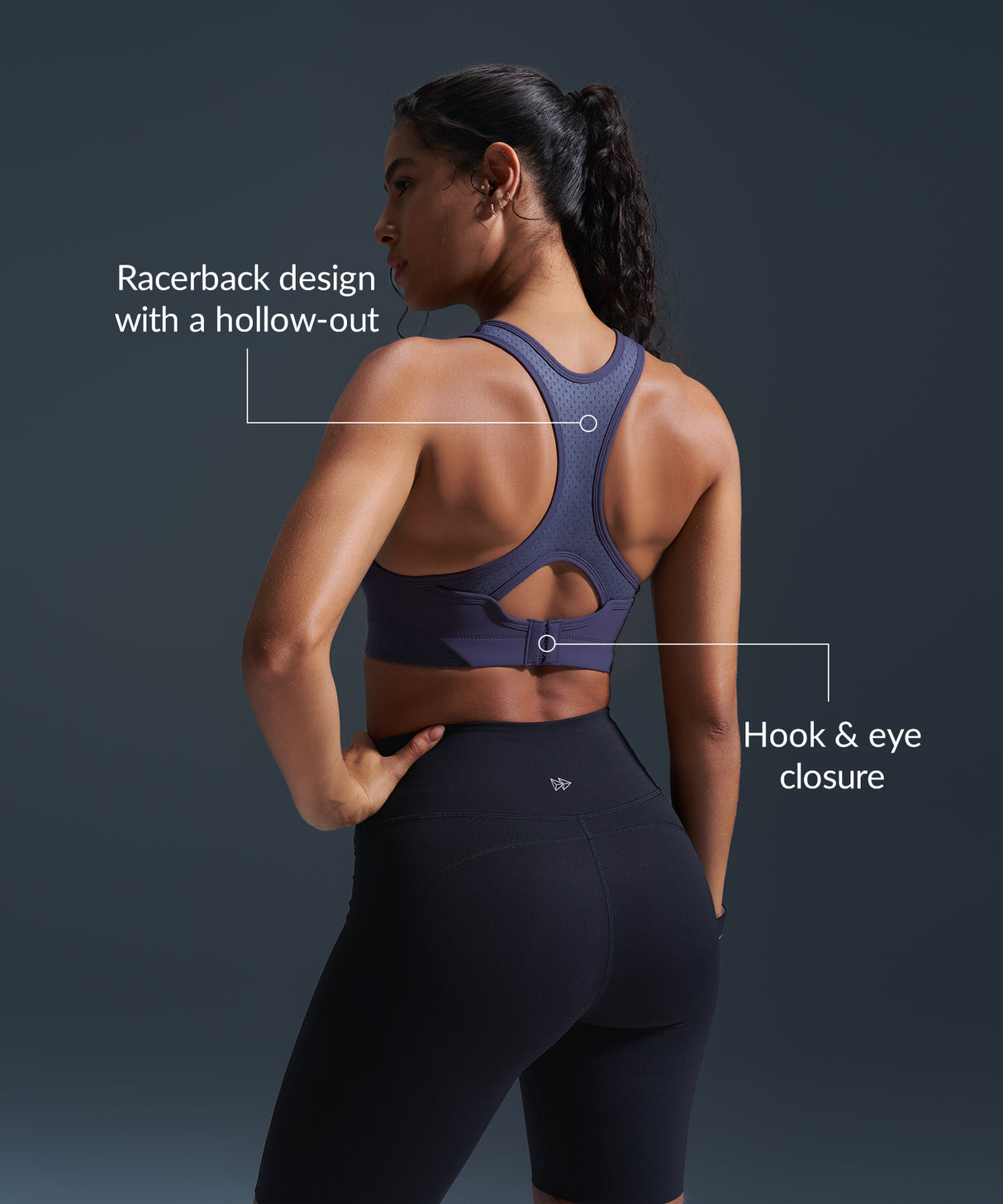 Reggiseno da corsa imbottito Sculpt Racerback Line | Reggiseno sportivo ad alto sostegno da donna