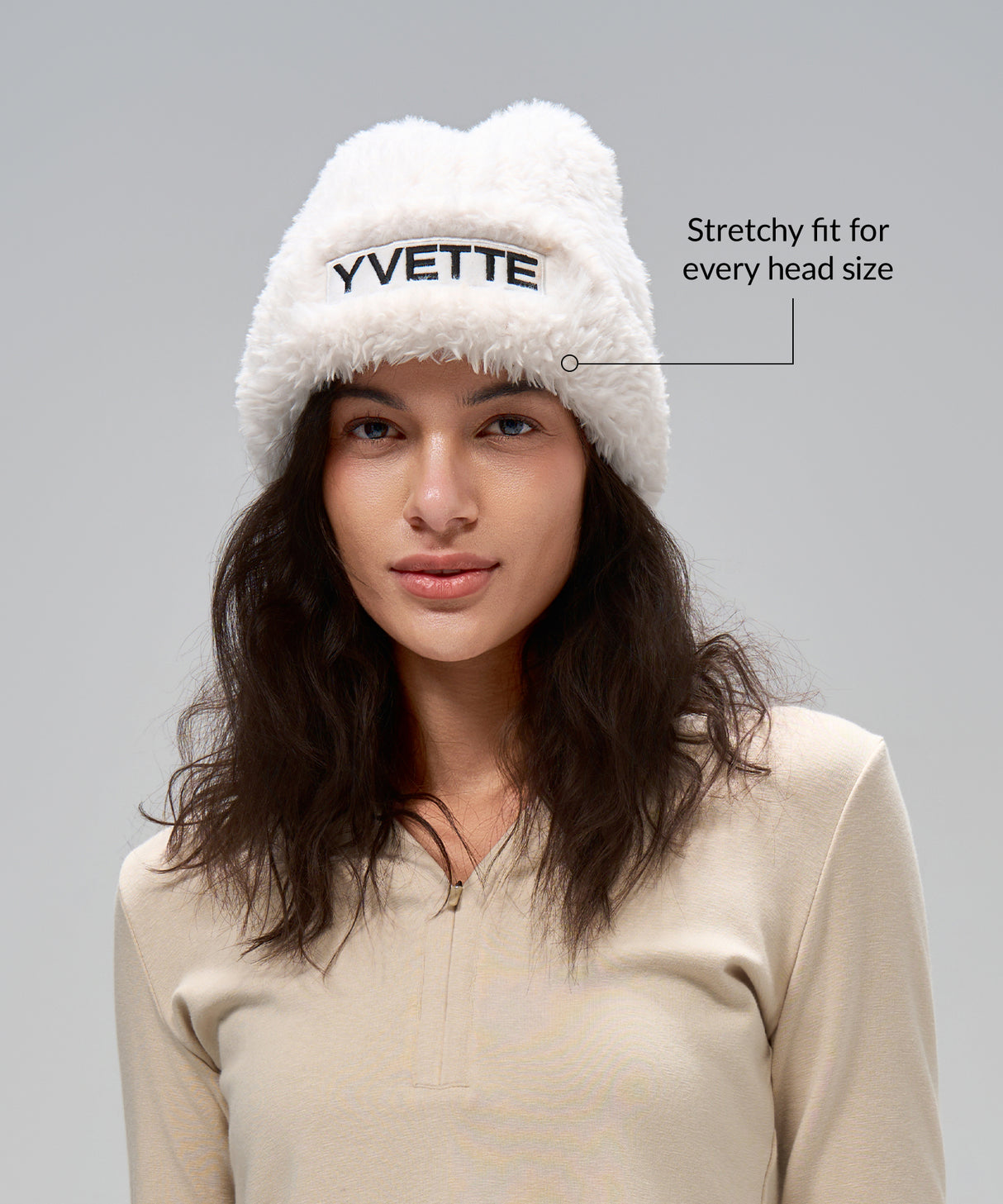 Yvette Plush Warm Beanie Hat