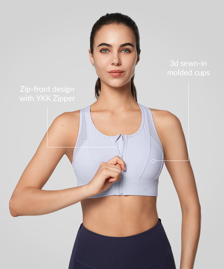 Reggiseno da corsa Power Cross Racerback | Reggiseno sportivo ad alto sostegno da donna